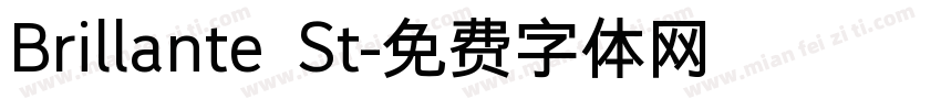 Brillante St字体转换